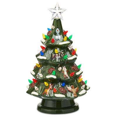 Disney Parks Retro Ceramic Light-Up Christmas Tree New with Box