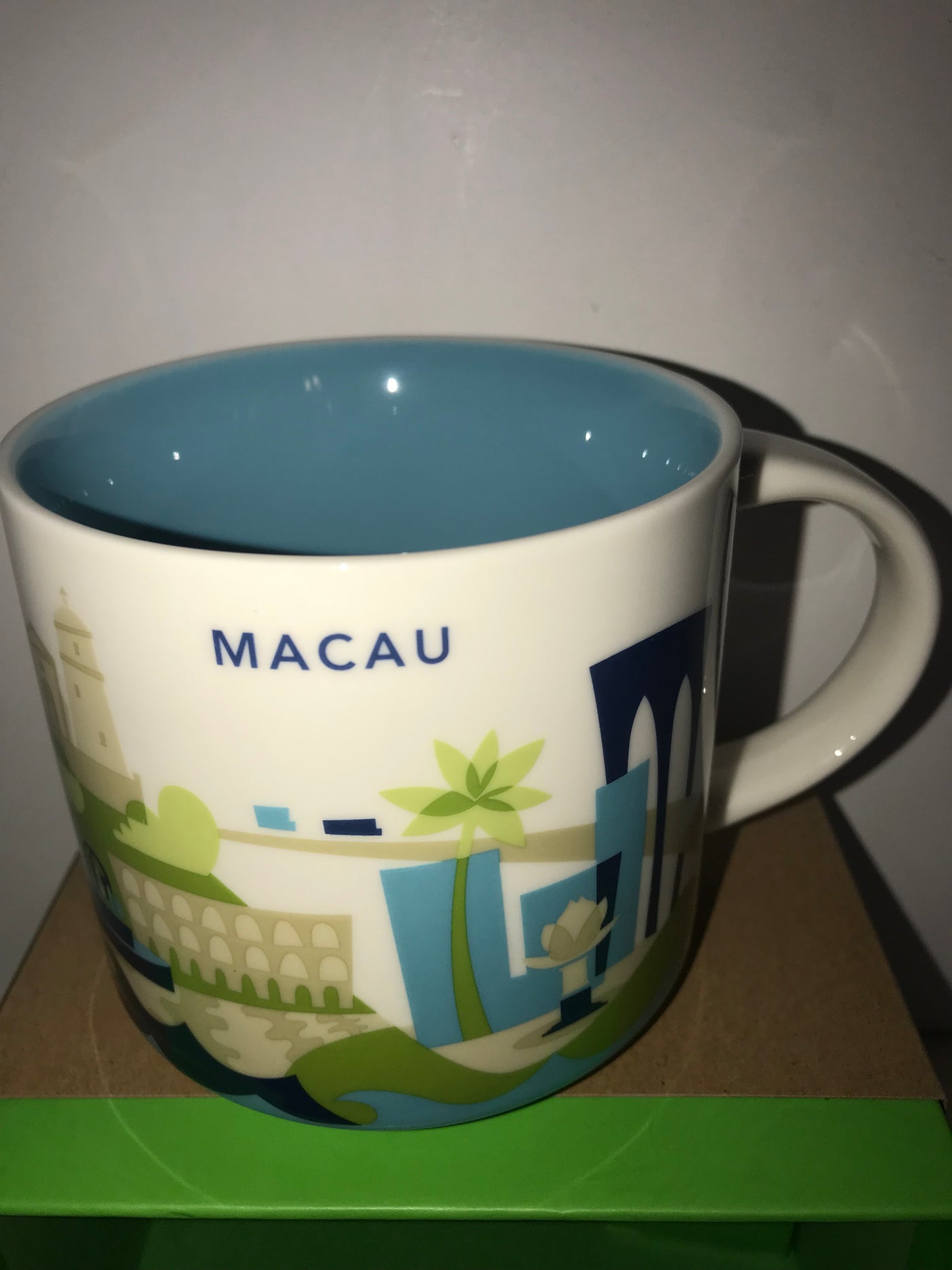 Starbucks You Are Here Collection China Macau Ceramic Coffee Mug New With Box