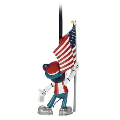 Disney Parks Mickey Mouse Americana Figural Christmas Ornament New with Tag