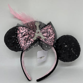 Disney Parks Minnie Mouse Icon Ear Bow Headband One Size Un Bisou De Paris New
