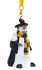 Universal Studios Harry Potter Hufflepuff Hogsmeade Snowman Ornament New W Tag