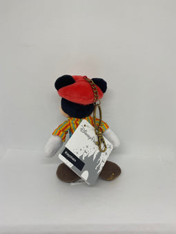 Disney Parks Riviera Resort Mickey Mouse Painter Plush Keychain New with Tags