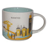 Starbucks You Are Here Collection Nantes Ceramic Coffee Mug New with Box