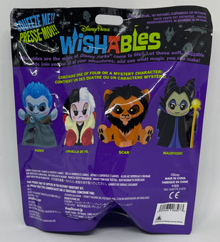 Disney Parks Villains Mystery Wishables Limited Plush Hades Scar New Sealed
