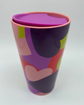 Starbucks Valentine 2022 Hearts Double Wall Ceramic Travel Tumbler New