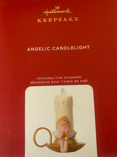 Hallmark 2020 Angelic Candlelight Light Motion Christmas Ornament New with Box