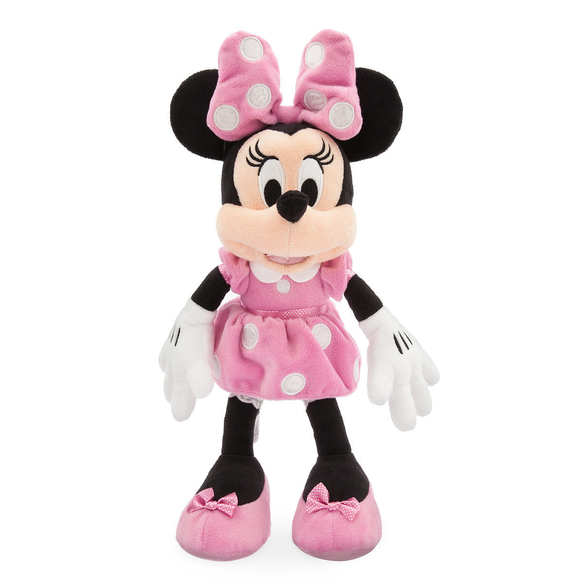 Disney Store Minnie Mouse Plush Pink Small 14 inc New with Tags