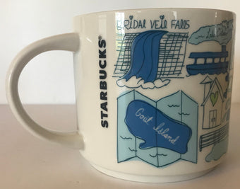 Starbucks Been There Series Collection Niagara Falls Coffee Mug New With Box