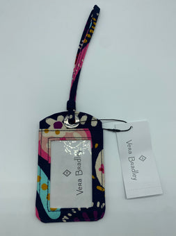 Vera Bradley Factory Style Luggage Tag Cotton Painted Paisley New with Tag