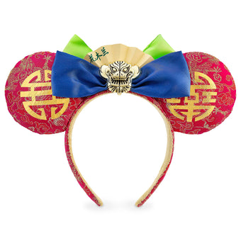 Disney Parks Mulan Minnie Mouse Ear Headband One Size New with Tag