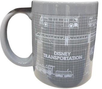 Disney Transportation Ceramic Coffee 19oz Mug New