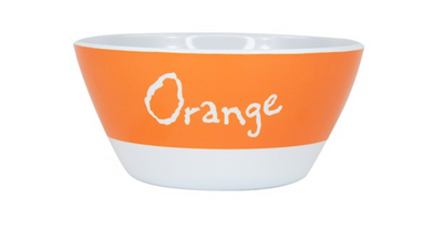 M&M's World Orange Character Bowl Big Face New