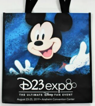 Disney D23 Expo 2019 Exclusive Mickey Mouse Reusable Tote Bag New