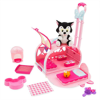 Disney Figaro Pet Carrier Play Set New