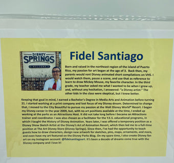 Disney 30th Splash Mountain Brer Fox Original Art Matte Print Fidel Santiago New