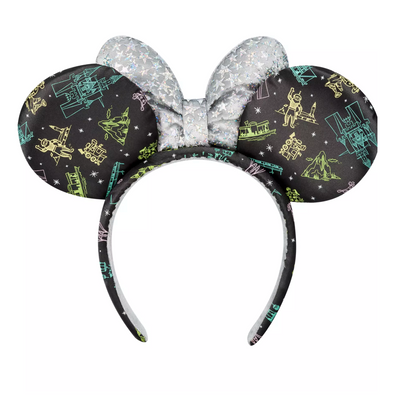 Disney Parks 100 Celebration Disneyland Minnie Mouse Ear Headband for Adults New