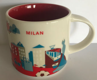 Starbucks You Are Here Collection Milan Italy Ceramic Coffee Mug New With Box