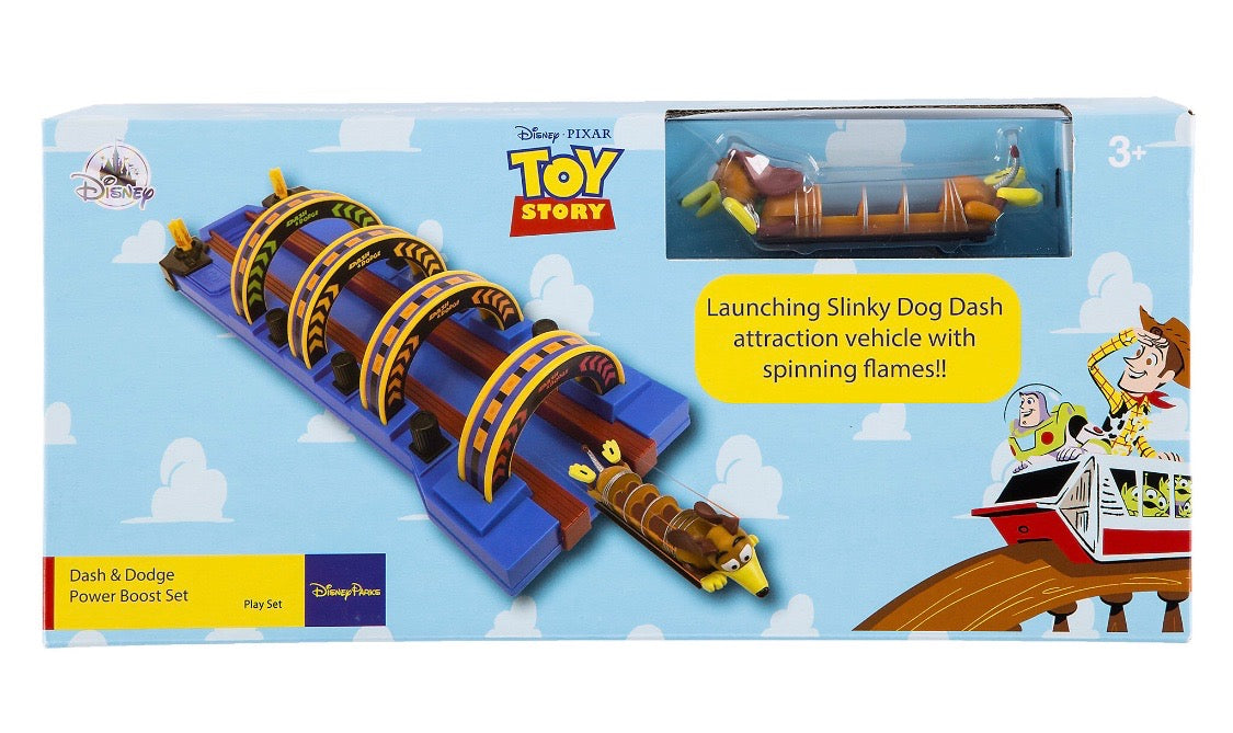 Disney Parks Toy Story Slinky Dog Dash and Dodge Power Boost Set New with Box