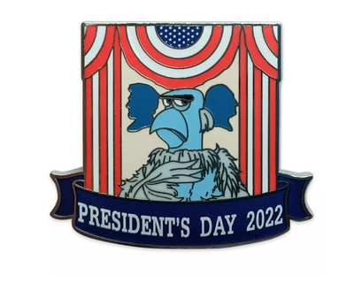 Disney Parks President's Day 2022 The Muppets Sam Eagle Limited Pin New w Card