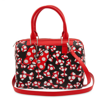 Disney Parks Minnie Mouse Bow Satchel Polka Dot Bows Bag New with Tags