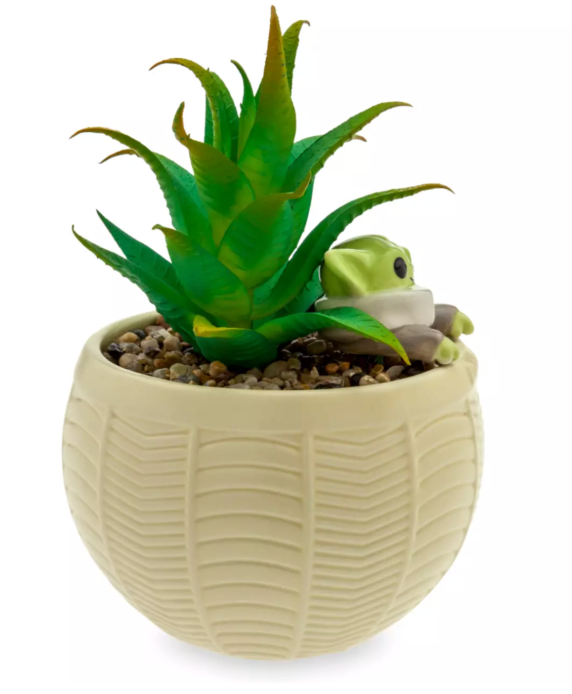 mandalorian succulent planter Disney Parks Star Wars The Mandalorian Grogu Succulent Planter New