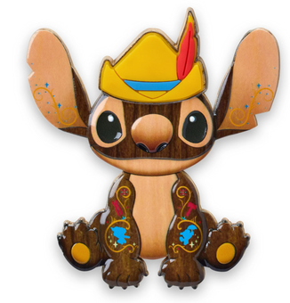 Disney Stitch Crashes Pinocchio Pin Limited New with Card