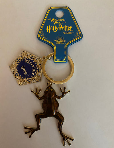 Universal Studios Harry Potter Chocolate Frog Metal Keychain New with Tag