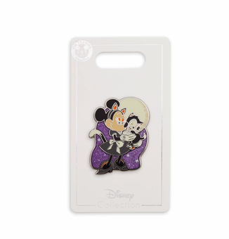 Disney Halloween 2021 Minnie Cat and Figaro Pin New with Card