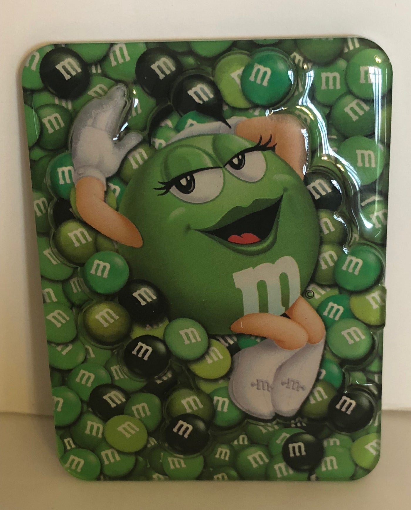 M&M's World Green Characters Magnet New