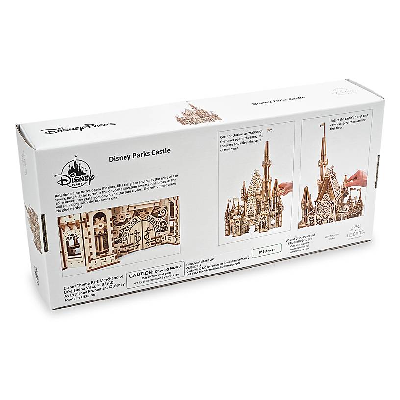 Disney Parks Castle Wooden Puzzle New