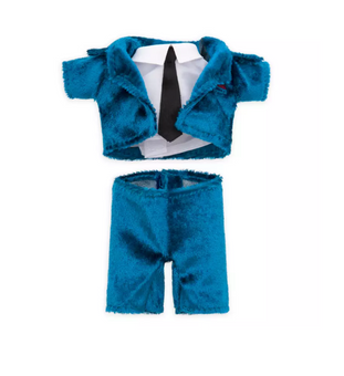 Disney NuiMOs Outfit Blue Velvet Suit with White Shirt and Black Tie New Card