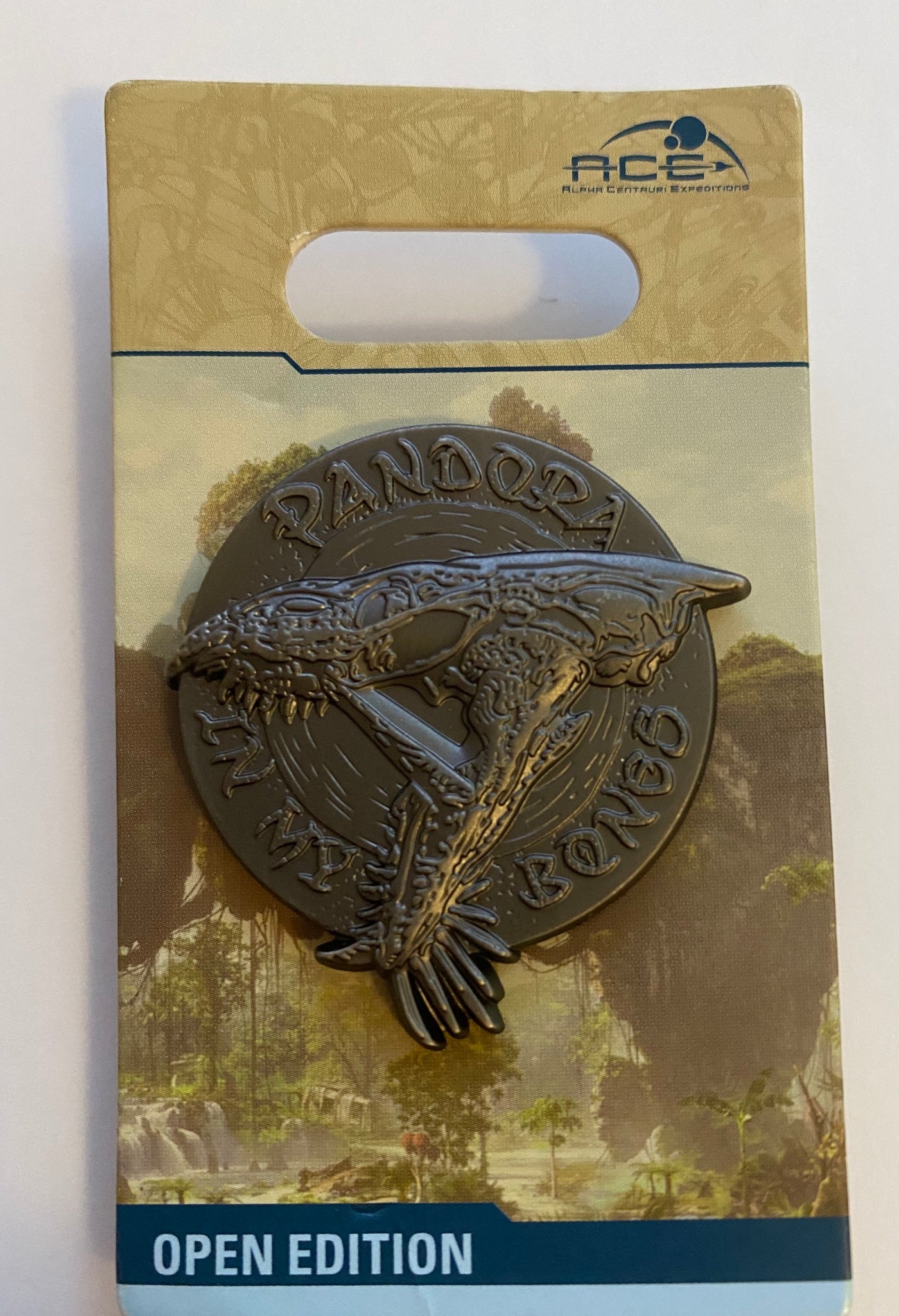 Disney Parks Pandora World of Avatar Pandora in my Bones Pin New with Card