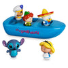 Disney Parks It's a Small World Bathtub Bath Boat Toy Set New with Case