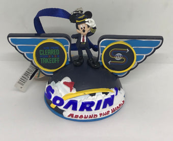Disney Parks Soarin Around the World Ear Hat Christmas Ornament New with Tag