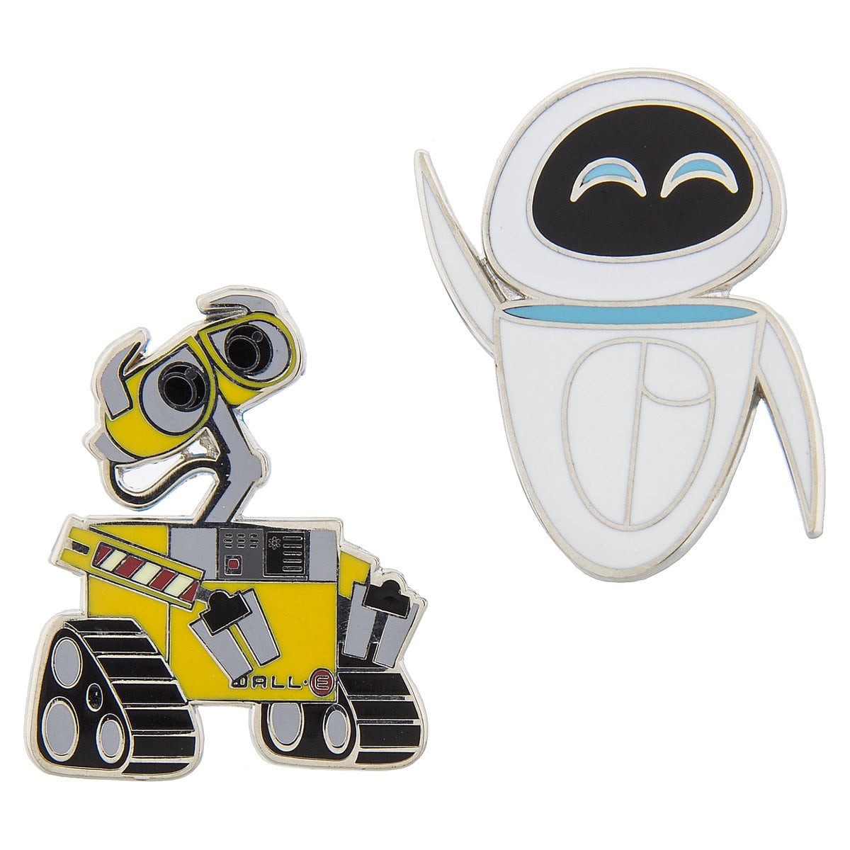 Disney Parks WALL-E and EVE Pin Set New with Card