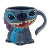 Disney Parks Stitch Sculpted Figural Ceramic Coffee Mug New