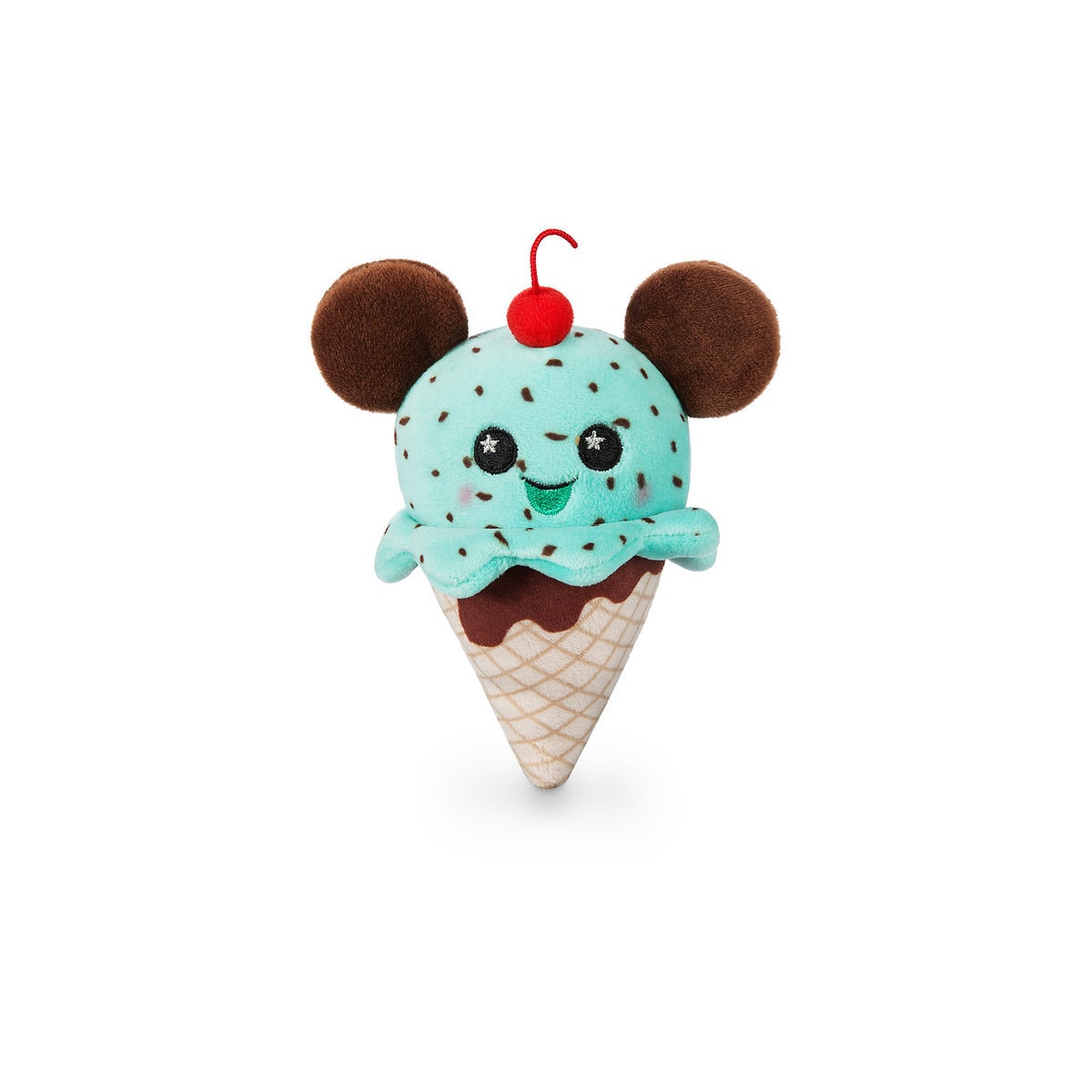 Disney Parks Mickey Mouse Ice Cream Cone Wishables Plush Micro New with Tags