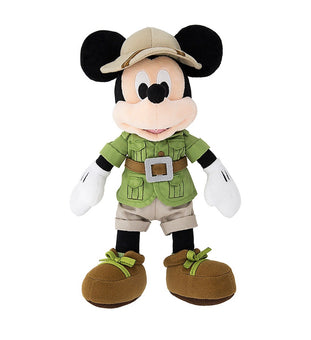 Disney Parks 9 inc Mickey Mouse Safari Plush New with Tags