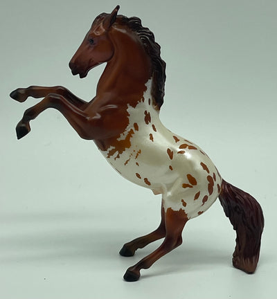 Breyer Horses Stablemate 2022 Collectors Club DAX Appaloosa Fighting Stallion