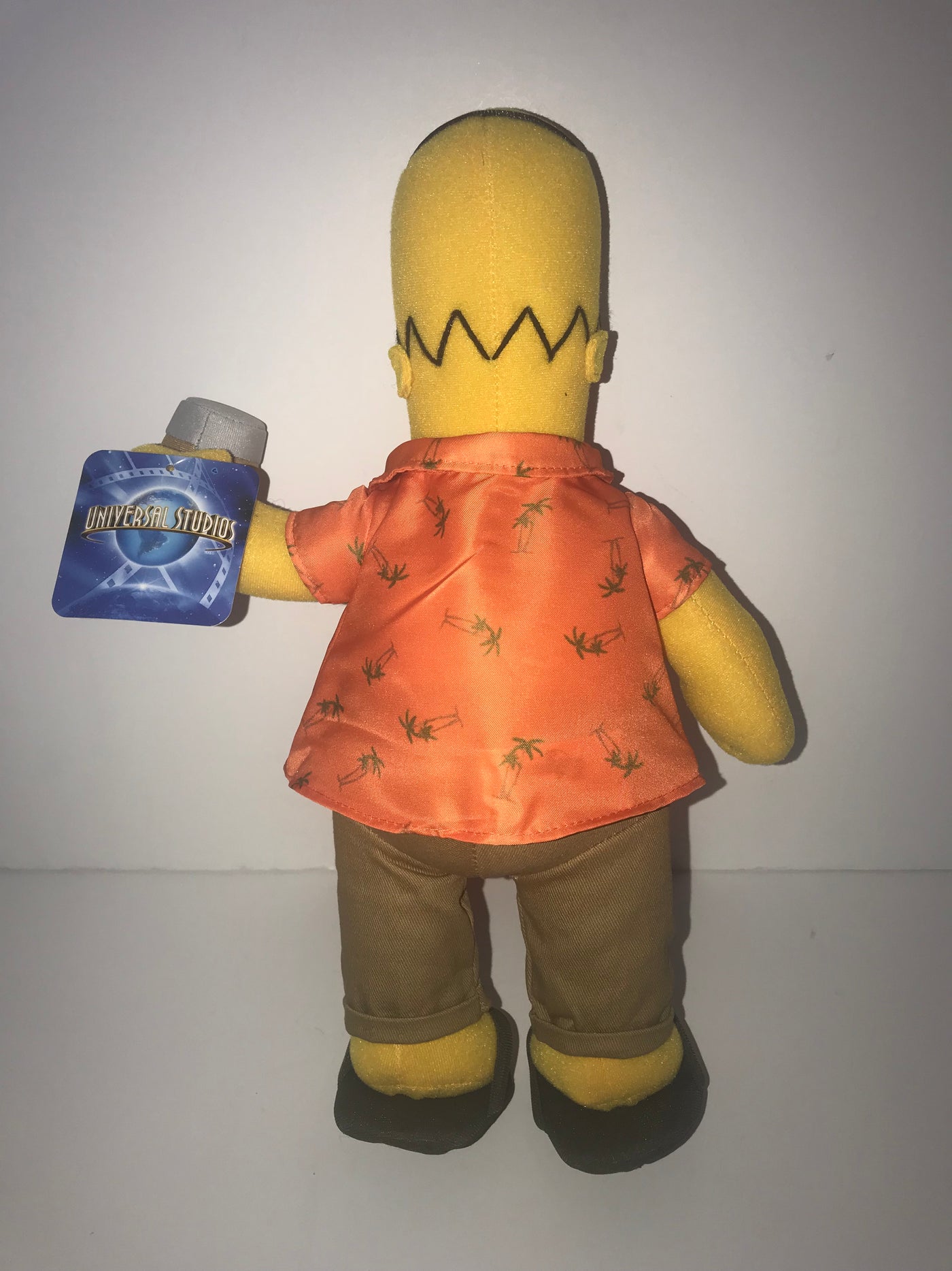 Universal Studios The Simpsons Homer Island Vacation Duff Beer Plush 14" New