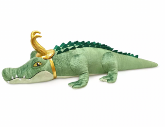 Disney Marvel Loki Disney+ Alligator 31inc Large Plush New with Tag