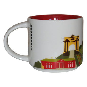 Starbucks You Are Here Moscow Ceramic Coffee Mug New with Box