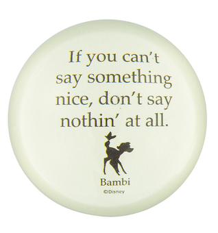 Disney Parks Bambi Paperweight If you Can't Say Something Nice Don't say Nothing