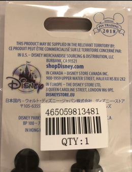 Disney Store 2018 Green Ugly Sweater and Mickey Icon Pin Set New with Card