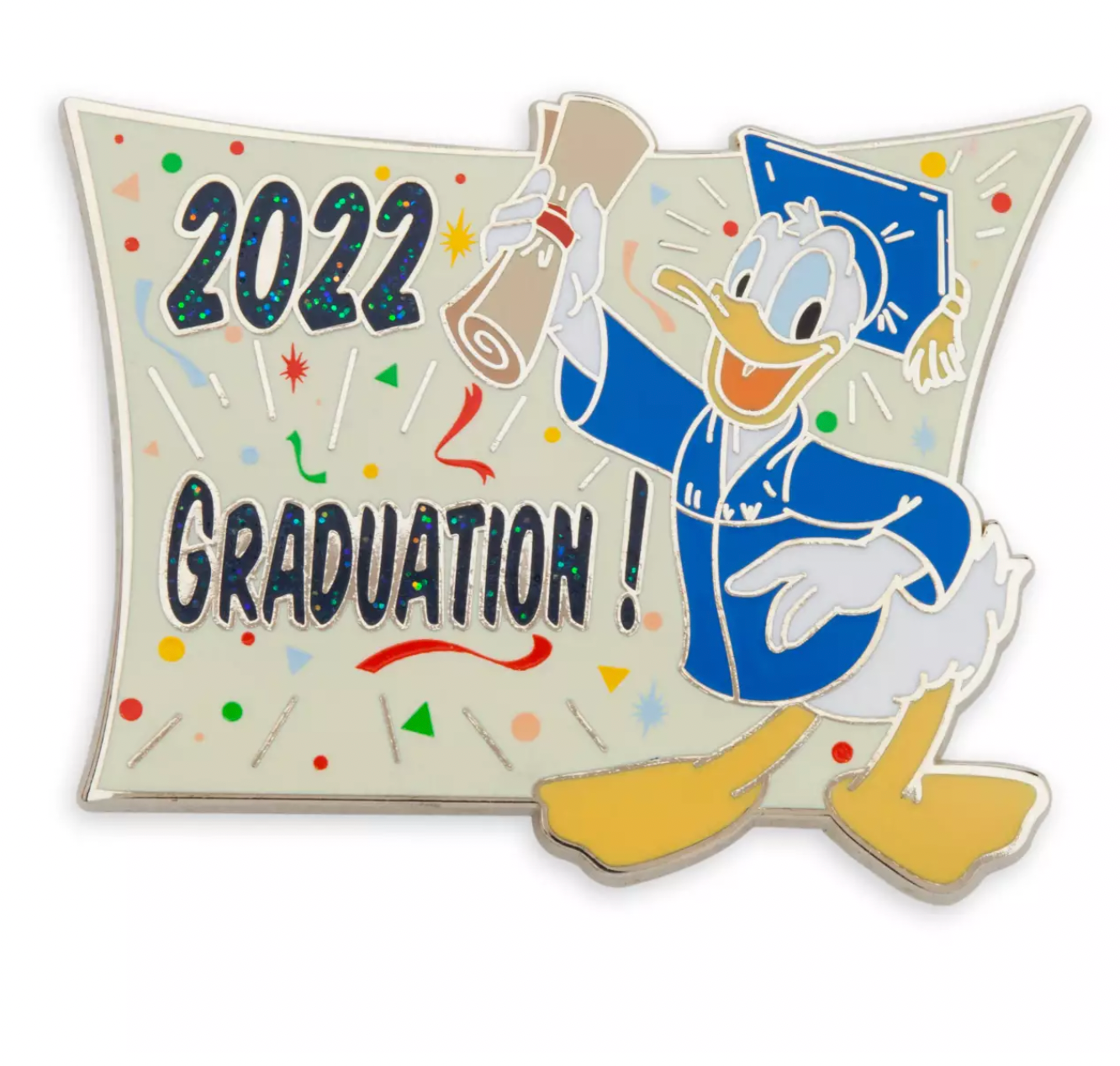 Disney Parks Graduation Day 2022 Donald Duck Pin Limited Release New with Card