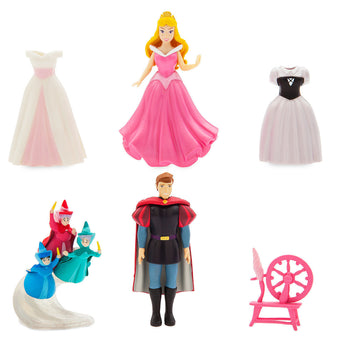 Disney Parks Aurora Dress Up Figure Set New with Box