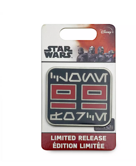 Disney Parks Star Wars: The Bad Batch Aurebesh Limited Release Pin New with Card