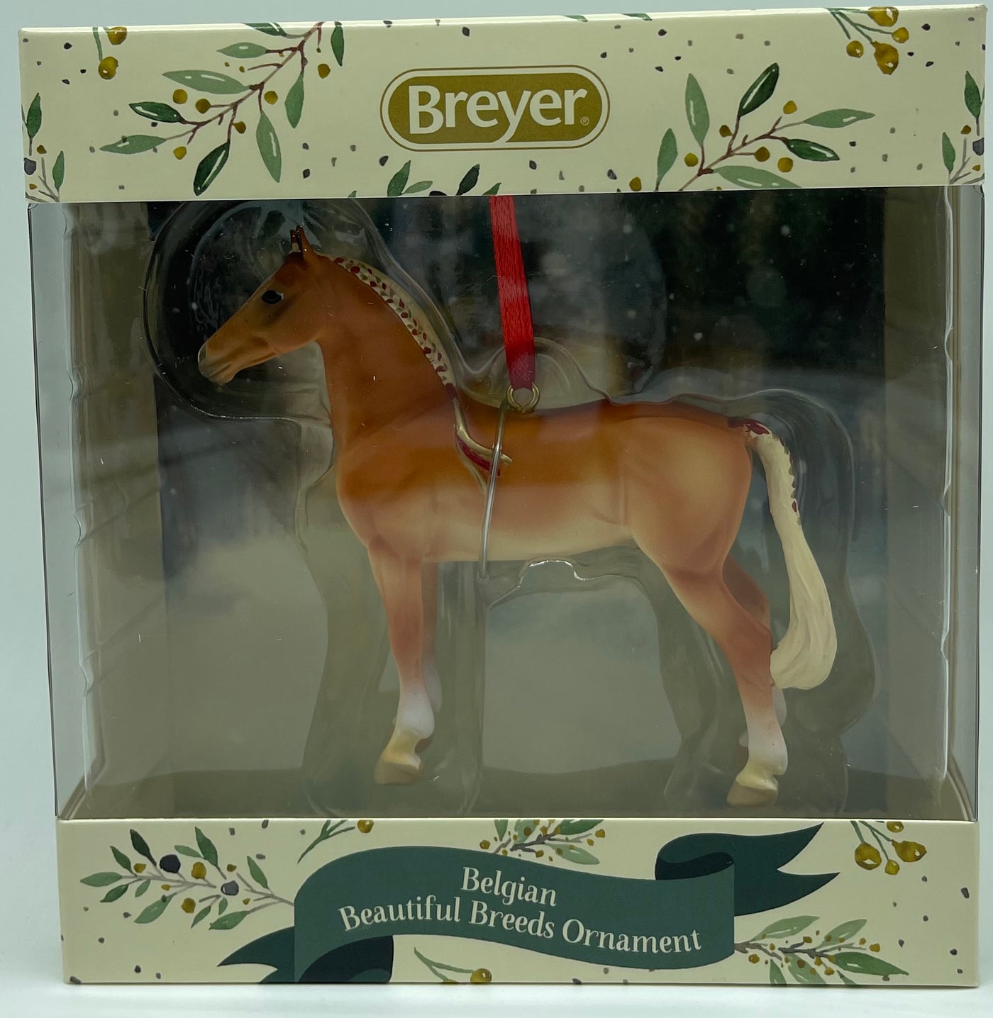 Breyer Horses 2021 Holiday Beautiful Breeds Christmas Ornament Belgian New