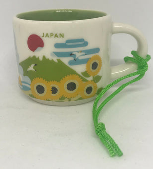 Starbucks Coffee You Are Here Japan Summer Espresso Mug Ornament New with Box