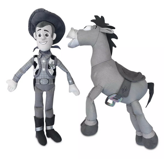 Disney Woody and Bullseye Plush Set Toy Story 25th Limited Release New with Box